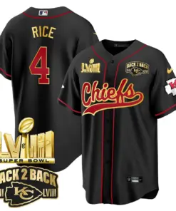Kansas City Chiefs Nike Super Bowl LVIII Back 2 Back Gold Patch Stitched Jersey - Red - Image 21