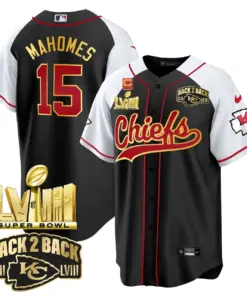 Kansas City Chiefs Nike Super Bowl LVIII Back 2 Back Gold Patch Stitched Jersey - Red - Image 22