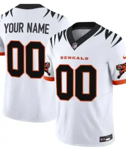 Cincinnati Bengals Nike Custom Stitched Jersey - Anthracite - Image 2