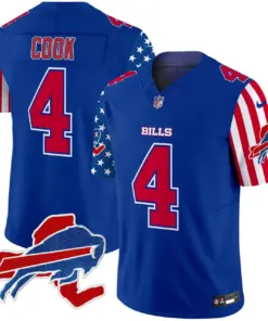 Buffalo Bills Nike American Style Vapor Limited Stitched Jersey - White - Image 16