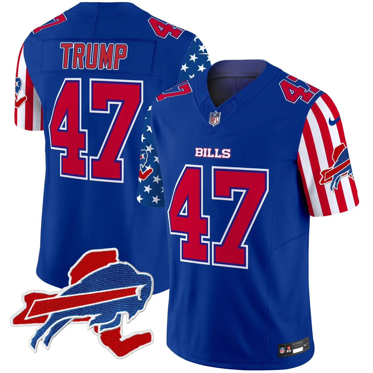 Buffalo Bills Nike American Style Vapor Limited Stitched Jersey - White - Image 21