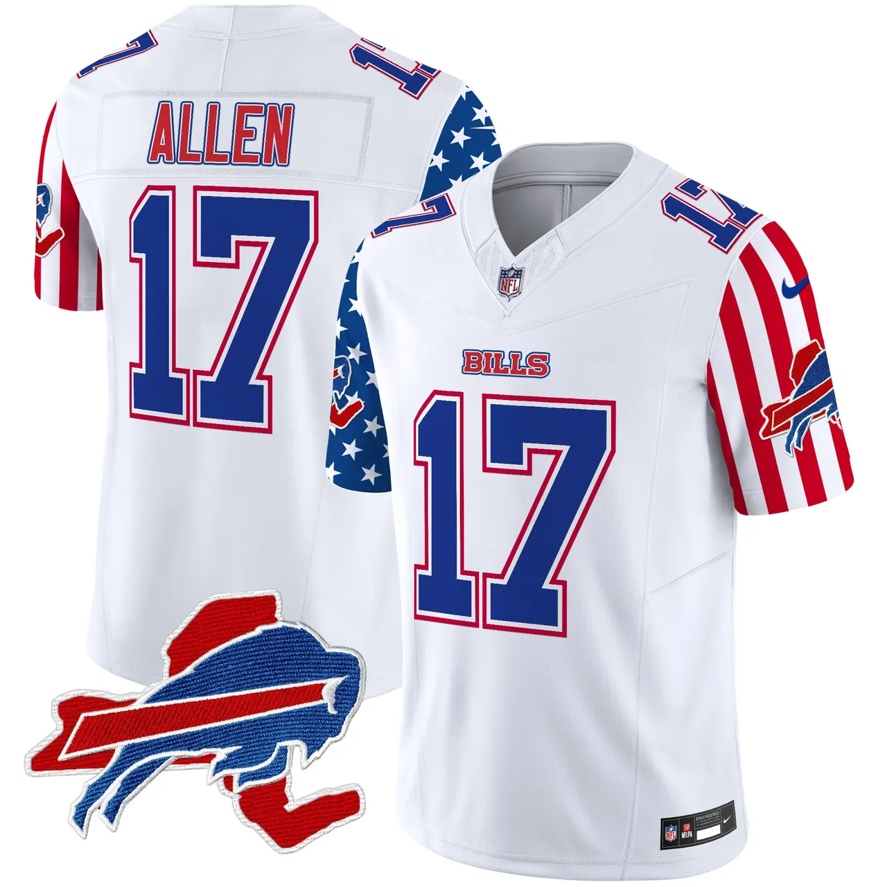 Buffalo Bills Nike American Style Vapor Limited Stitched Jersey - White