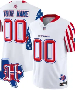 American Style Houston Texans Nike Vapor Custom Limited Stitched Jersey - White