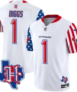 Alternative view of Houston Texans Nike American Style Vapor Limited Stitched Jersey - White