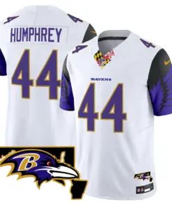 Baltimore Ravens Nike Maryland Patch Vapor Limited Stitched Jersey V2 - Purple - Image 29