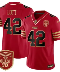 San Francisco 49ers Nike Quest For Six Patch Vapor Limited Stitched Jersey - Anthracite - Image 19
