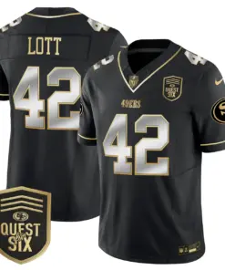 San Francisco 49ers Nike Quest For Six Patch Vapor Limited Stitched Jersey - Anthracite - Image 39