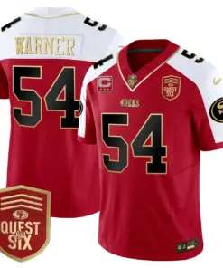 San Francisco 49ers Nike Quest For Six Patch Vapor Limited Stitched Jersey - Anthracite - Image 45