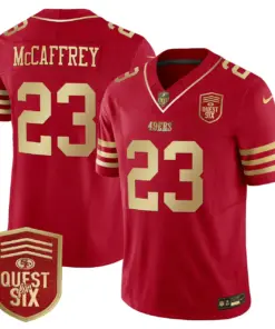 San Francisco 49ers Nike Quest For Six Patch Vapor Limited Stitched Jersey - Anthracite - Image 51
