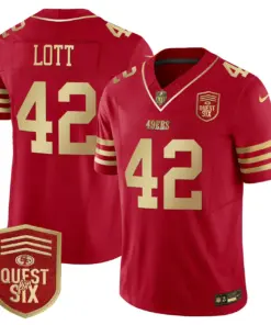 San Francisco 49ers Nike Quest For Six Patch Vapor Limited Stitched Jersey - Anthracite - Image 59