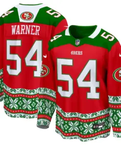 Christian McCaffrey San Francisco 49ers Nike 2024 Christmas Premier Breakaway Jersey - Red - Image 5