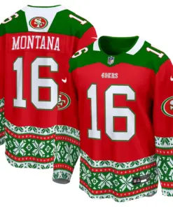 Christian McCaffrey San Francisco 49ers Nike 2024 Christmas Premier Breakaway Jersey - Red - Image 8