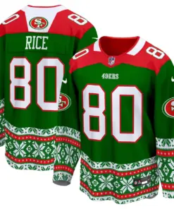 Christian McCaffrey San Francisco 49ers Nike 2024 Christmas Premier Breakaway Jersey - Red - Image 16