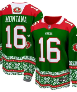 Christian McCaffrey San Francisco 49ers Nike 2024 Christmas Premier Breakaway Jersey - Red - Image 18