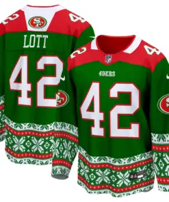 Christian McCaffrey San Francisco 49ers Nike 2024 Christmas Premier Breakaway Jersey - Red - Image 19