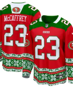 Christian McCaffrey San Francisco 49ers Nike 2024 Christmas Premier Breakaway Jersey - Red