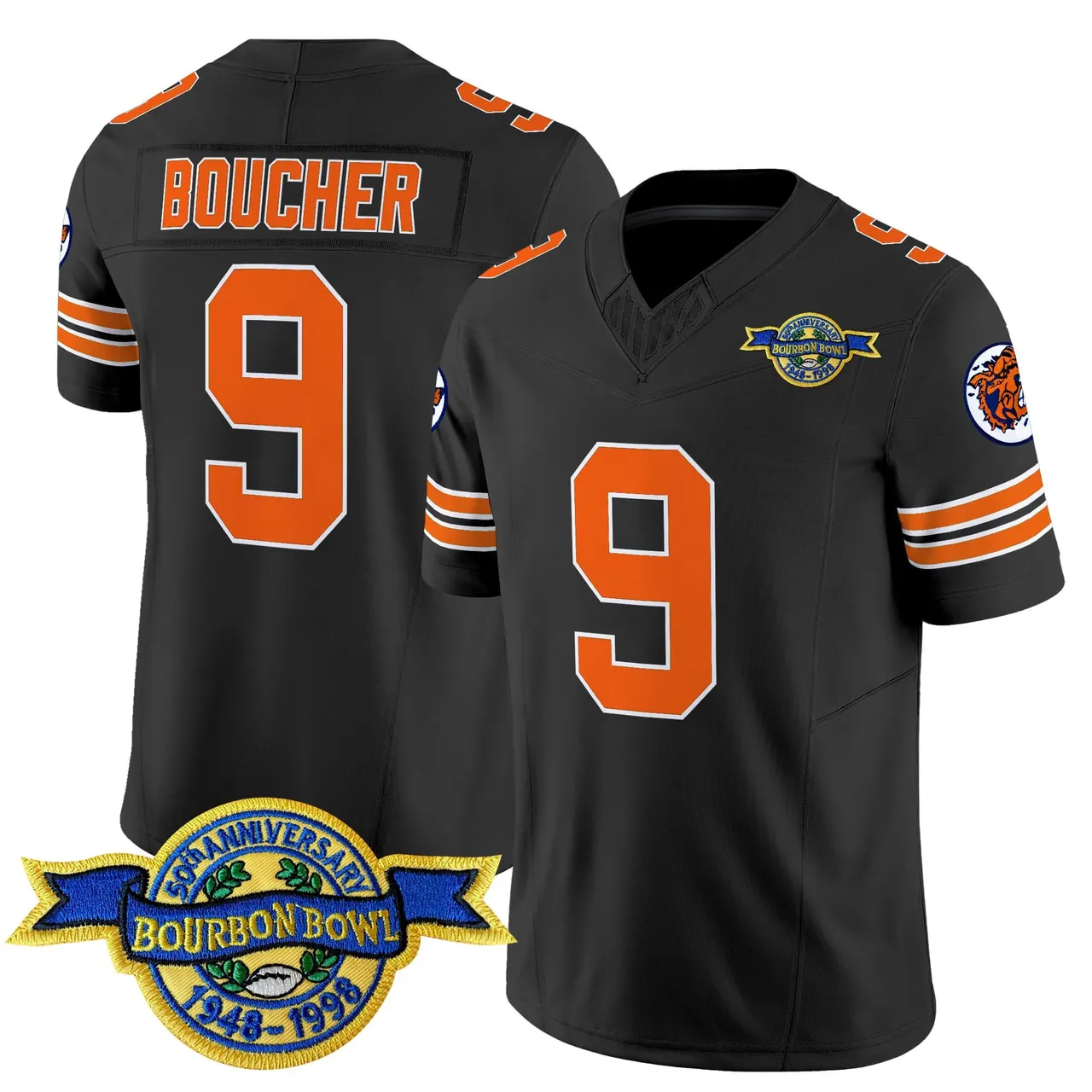 Boucher' Nike the Waterboy 'Bobby Vapor Limited Stitched Jersey - Orange - Image 2