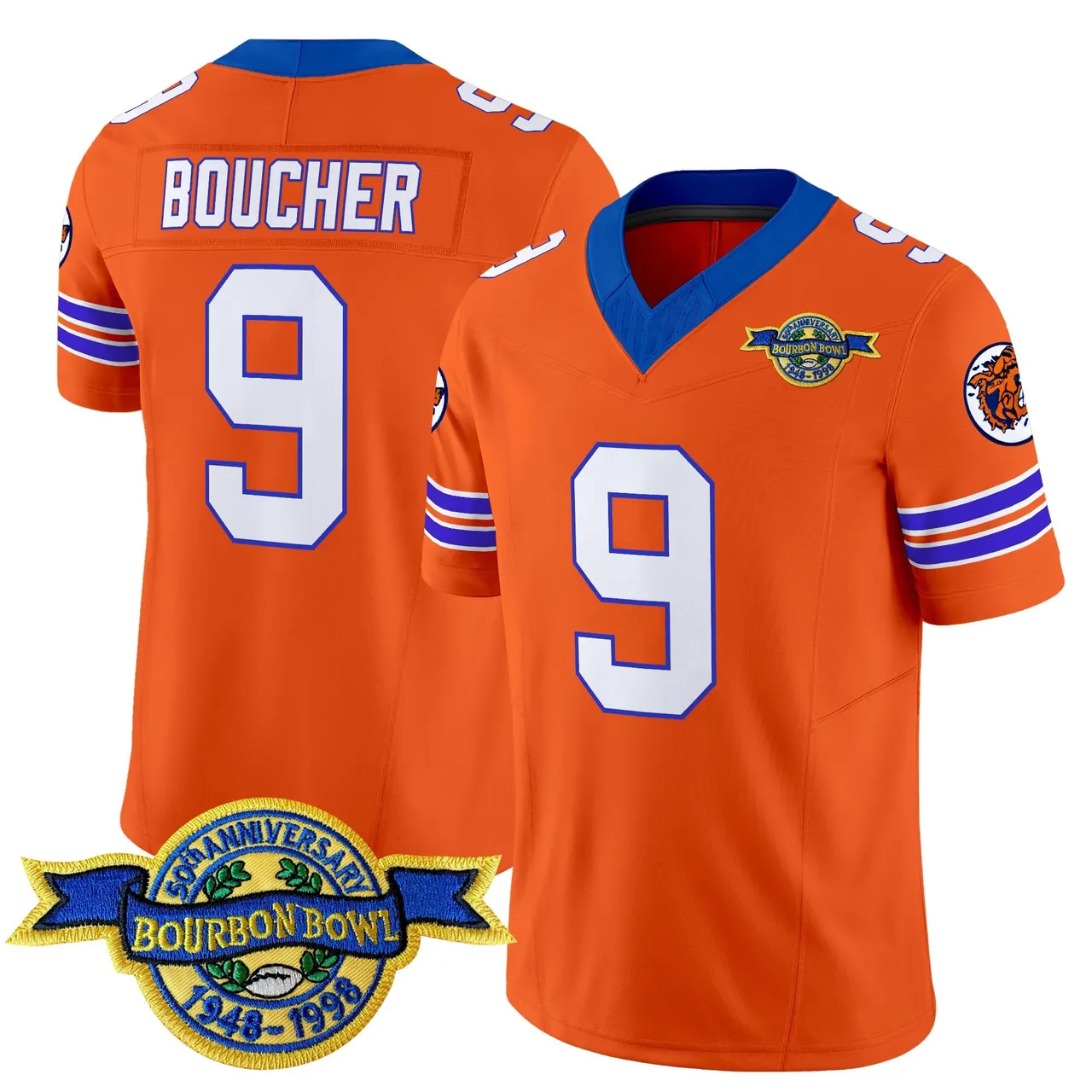 Boucher' Nike the Waterboy 'Bobby Vapor Limited Stitched Jersey - Orange
