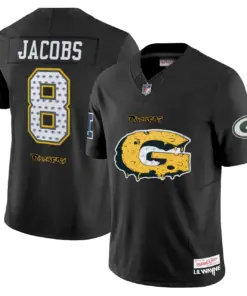 Carter Green Bay Packers Mitchell & Ness VI' Style Vapor Limited Stitched Jersey - Black - Image 3