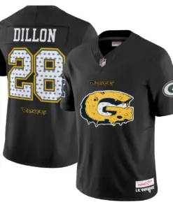 Carter Green Bay Packers Mitchell & Ness VI' Style Vapor Limited Stitched Jersey - Black - Image 4
