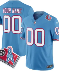 Alternative view of Tennessee Titans Nike 1997 Throwback Vapor Custom Limited Stitched Jersey - White