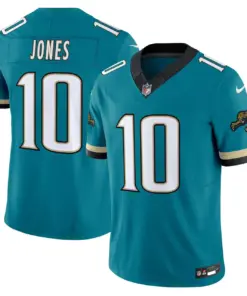 Jacksonville Jaguars Nike Throwback Vapor Limited Stitched Jersey - Teal - Image 3