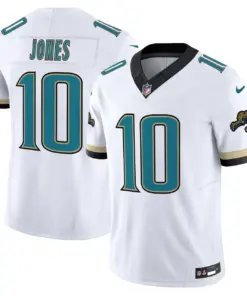 Jacksonville Jaguars Nike Throwback Vapor Limited Stitched Jersey - Teal - Image 10