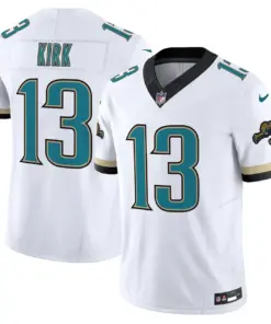 Jacksonville Jaguars Nike Throwback Vapor Limited Stitched Jersey - Teal - Image 12
