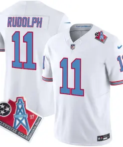 Alternative view of Tennessee Titans Nike 1997 Throwback Vapor Limited Stitched Jersey Ward - White