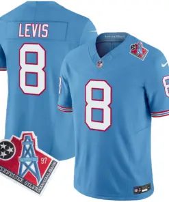 Tennessee Titans Nike 1997 Throwback Vapor Limited Stitched Jersey Ward - White - Image 12
