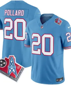 Tennessee Titans Nike 1997 Throwback Vapor Limited Stitched Jersey Ward - White - Image 13
