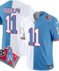 Tennessee Titans Nike 1997 Throwback Vapor Limited Stitched Jersey Ward - White - Image 20