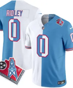 Tennessee Titans Nike 1997 Throwback Vapor Limited Stitched Jersey Ward - White - Image 23