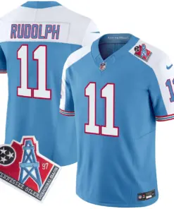 Tennessee Titans Nike 1997 Throwback Vapor Limited Stitched Jersey Ward - White - Image 29