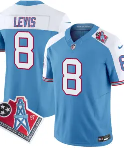 Tennessee Titans Nike 1997 Throwback Vapor Limited Stitched Jersey Ward - White - Image 30