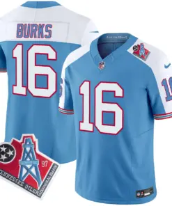 Tennessee Titans Nike 1997 Throwback Vapor Limited Stitched Jersey Ward - White - Image 33