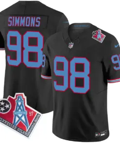 Tennessee Titans Nike 1997 Throwback Vapor Limited Stitched Jersey Ward - White - Image 43
