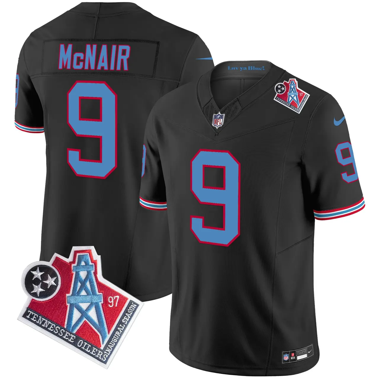 Tennessee Titans Nike 1997 Throwback Vapor Limited Stitched Jersey Ward - White - Image 44