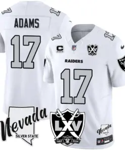 Las Vegas Raiders Nike 2025 65th Anniversary Vapor Limited Stitched Jersey - Black - Image 23