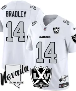 Las Vegas Raiders Nike 2025 65th Anniversary Vapor Limited Stitched Jersey - Black - Image 28