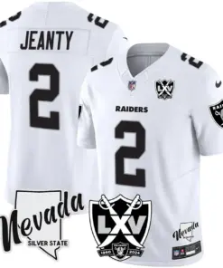 Las Vegas Raiders Nike 2025 65th Anniversary Vapor Limited Stitched Jersey - Black - Image 29