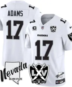 Las Vegas Raiders Nike 2025 65th Anniversary Vapor Limited Stitched Jersey - Black - Image 30