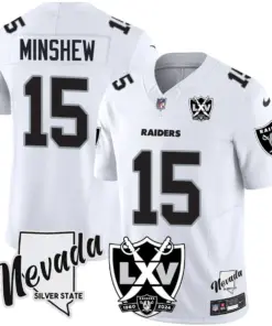 Las Vegas Raiders Nike 2025 65th Anniversary Vapor Limited Stitched Jersey - Black - Image 33
