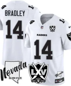 Las Vegas Raiders Nike 2025 65th Anniversary Vapor Limited Stitched Jersey - Black - Image 35