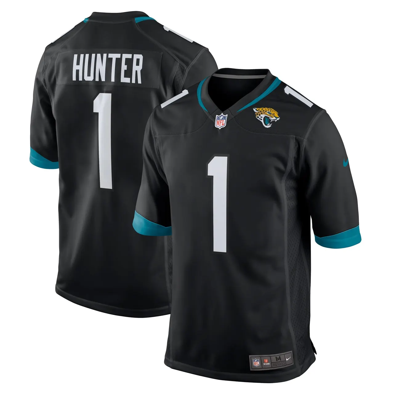 Travis Hunter Jacksonville Jaguars Nike 2025 Stitched Jersey - Teal - Image 3
