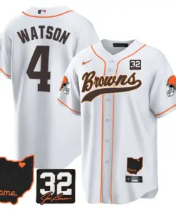 Nick Chubb Cleveland Browns Nike Home Patch Jim Stitched Jersey - Brown - Image 20
