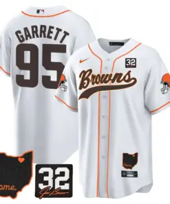 Nick Chubb Cleveland Browns Nike Home Patch Jim Stitched Jersey - Brown - Image 23
