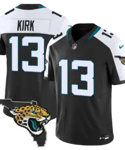 Jacksonville Jaguars Nike Florida Patch Vapor Stitched Jersey - Black - Image 5