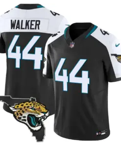 Jacksonville Jaguars Nike Florida Patch Vapor Stitched Jersey - Black - Image 6