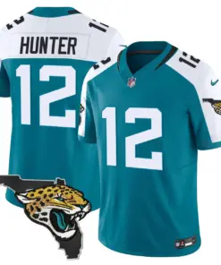 Jacksonville Jaguars Nike Florida Patch Vapor Stitched Jersey - Black - Image 9